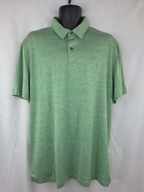 IZOD Golf "With Stretch" Green Polo Short Sleeve Size XL AM-1332